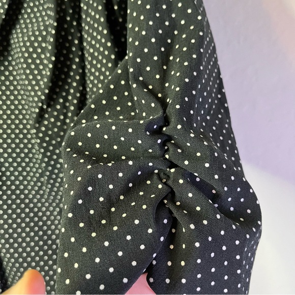 Avenue Blazer Jacket Women’s Plus Size 18/20 Black Polka Dot 3/4 Sleeves NWT - Picture 4 of 8